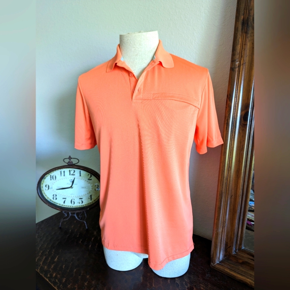 Men's Melon Colored Polo Shirt